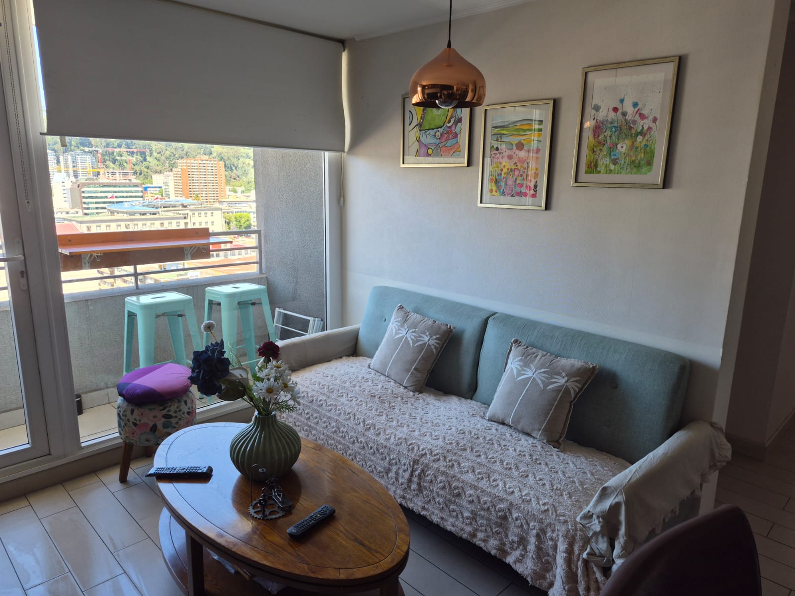 Maravilloso departamento Amoblado y Soleado de 2B 2D