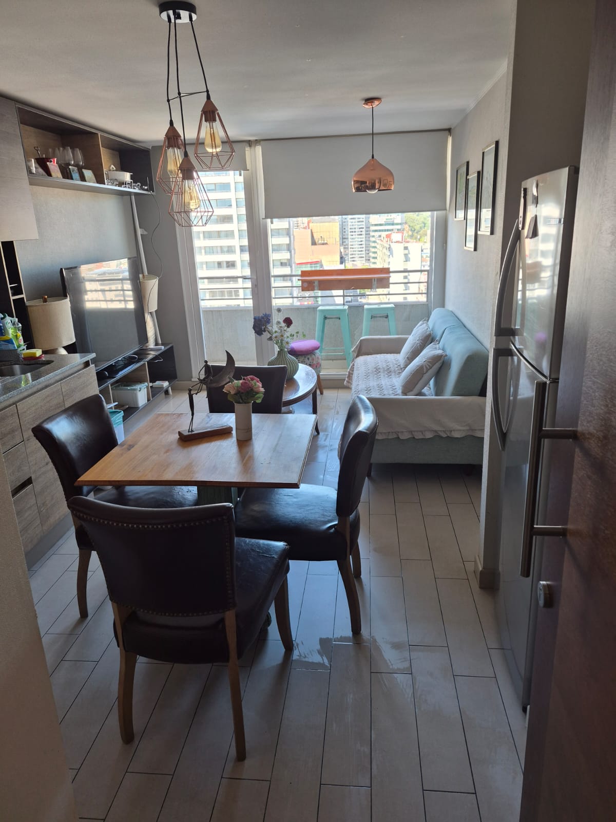 Maravilloso departamento Amoblado y Soleado de 2B 2D